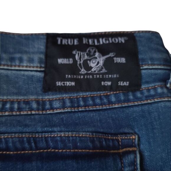 True Religion Rocco Relaxed Skinny Flap Snap Pocket 38W - Picture 5 of 9